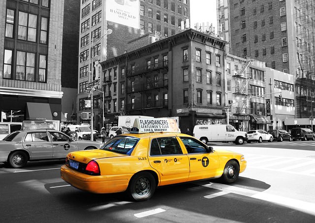 ニューヨークのタクシー