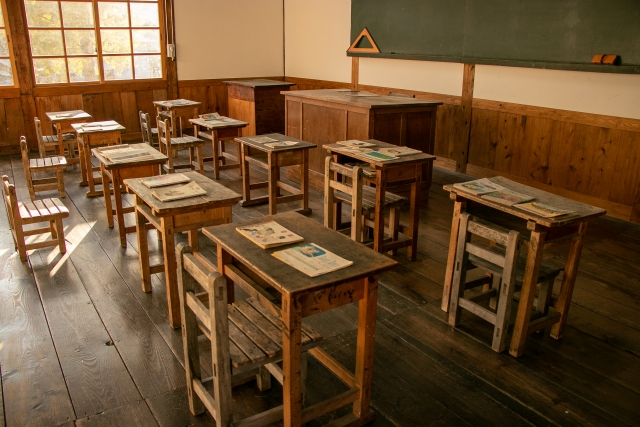 昭和の教室風景